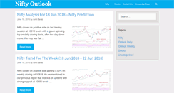 Desktop Screenshot of niftyoutlook.com