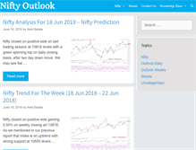 Tablet Screenshot of niftyoutlook.com